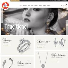 diam jewellery bootstrap 4 template for