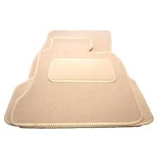 tailored car floor mats in beige for