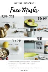 4 autumn inspired diy beauty face masks