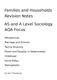 the new right view of the family revisesociology the new right view of the family