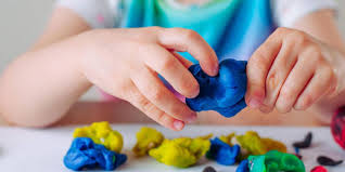clean play dough from carpets and toys
