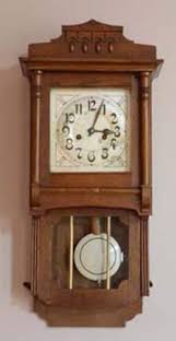 Antique Wall Clock Circa 1900 Art
