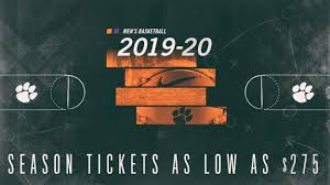 2019 20 Mbb Season Tickets On Sale Now Clemson Tigers