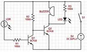 laser light security alarm full diy