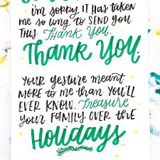 What To Write In Your Holiday Thank You Cards Punkpost