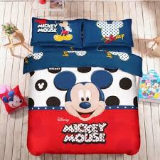 mickey mouse bedding set cartoon kids
