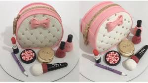 3d makeup bag cake decorating idea