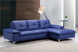 l shape blue leather sofa manufacturers