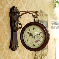 Brown Wood Antique Wall Clocks