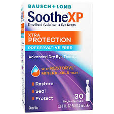 soothe xp preservative free eye drops