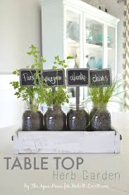 table top herb garden from an old pallet