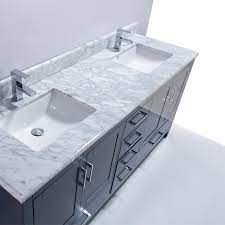 double sink carrera marble countertop