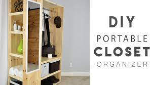 Megafuture diy portable wardrobe clothes closet. Diy Portable Closet Organizer Youtube