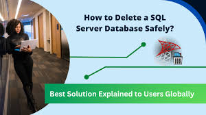 how to delete sql server database using