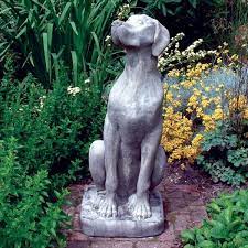 Great Dane Female Dog Stone Garden Statue