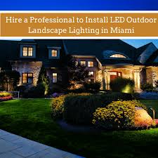 install led outdoor landscape lighting