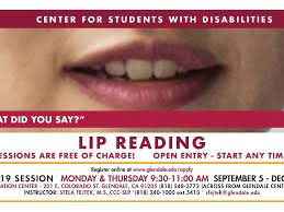 free lip reading course offered for the
