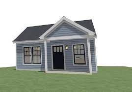 22x24 Guest House Plan Tiny Small House