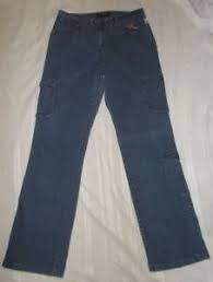 Womens Juniors Roca Wear Denim Stretch Cargo Pocket Jeans