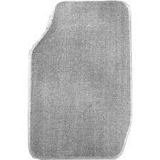 kraco 4pc carpet floor mat set gray
