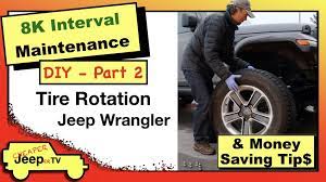 jeep wrangler jl diy tire rotation