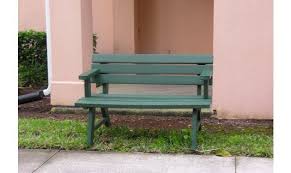 A Frame Recycled Plastic Benches With