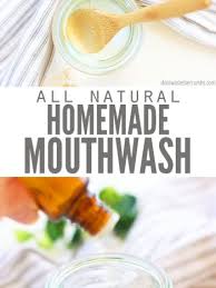 diy homemade mouthwash