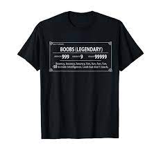 Amazon.com: Legendary Boobs Video Game T-Sh : Clothing, Shoes & Jewelry