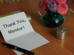 sle thank you messages for a mentor