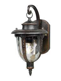 small outdoor wall lantern weathered bronze