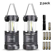 Bolun Led Camping Lantern Cob Portable Outdoor Camp Light Collapsible Flashlights Hand Held Camping Lamp Hiking Led Camping Lantern Camping Lamp Camping Lights