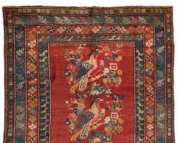 antique caucasian karabagh rug with