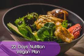 22 days nutrition plant based meal plan