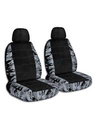 Animal Print And Black Car Seat Covers