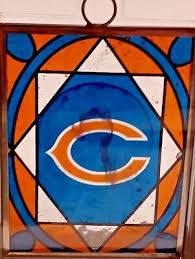 Nfl Chicago Bears Stained Glass