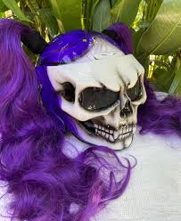 skull s sugar skull purple rain