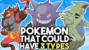 Pokemon That Could Have Triple/3 Types by PokéDan