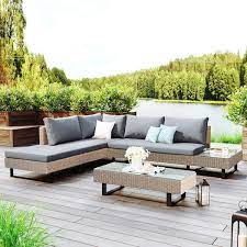 L Shaped Sectional Sofa Patio Furniture