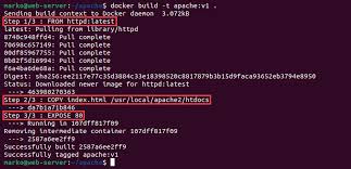 how to install apache in docker