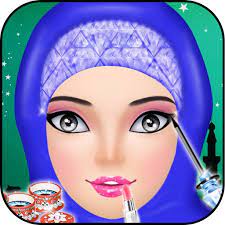 hijab makeup salon makeover game by