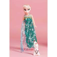 Búp bê công chúa Elsa và người Tuyết, Búp Bê Công chúa chất liệu nhựa cao  cấp, bền, đẹp, chất vải an toàn - W070422