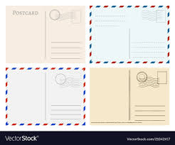 Travel Postcard Templates Greetings Post Cards