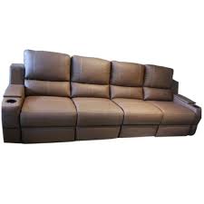 4 Seater Motorized Recliner Leather Sofa
