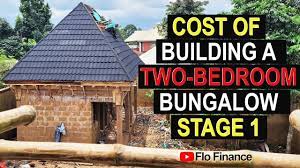 cost of building a two bedroom bungalow