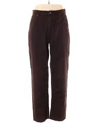 Details About Eddie Bauer Women Brown Casual Pants 14 Tall