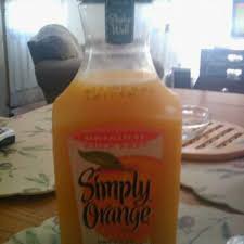 calories in simply orange orange juice