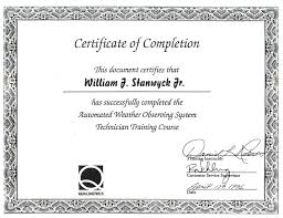Training Completion Certificate Format Under Fontanacountryinn Com