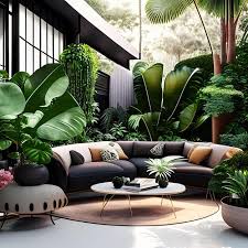 Outdoor Living Room Zen Space