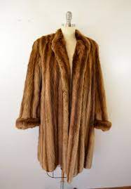 Vintage Real Fur Coat By Victor Of
