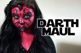 darth maul makeup tutorial